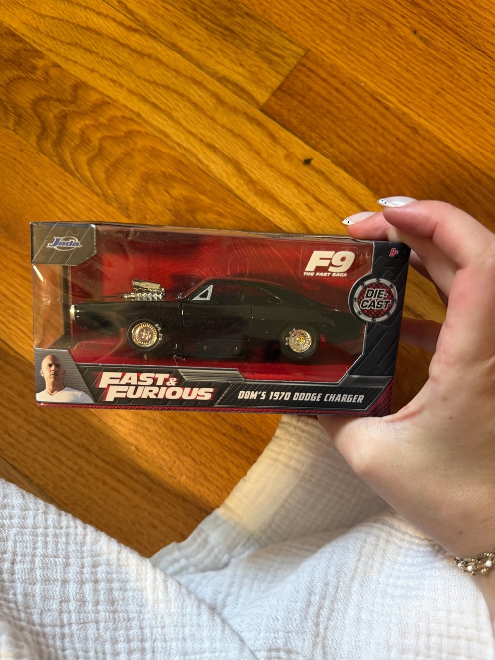 Dom's 1970 Dodge Charger Die-Cast Toy Car - Black